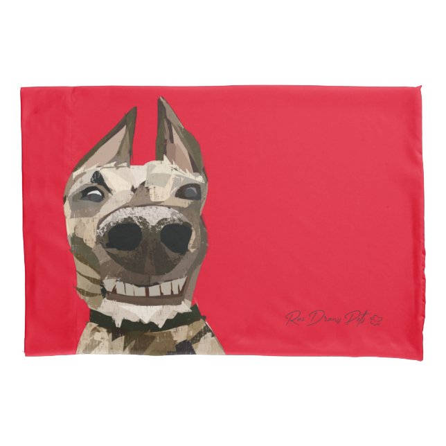 Custom Pet Photo Pillowcase (Front)