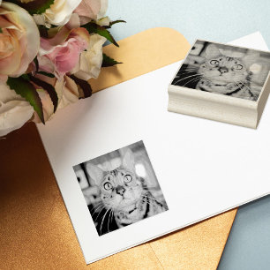 Custom Pet Photo Rubber Stamp