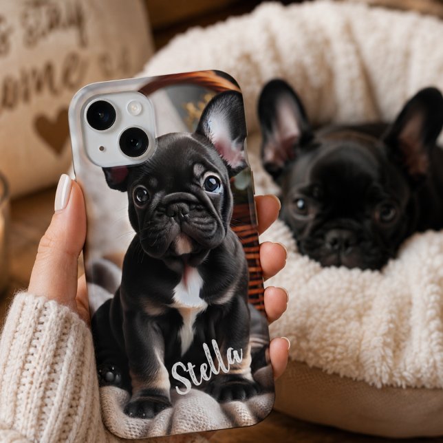 Custom Pet Photo with Personalised Name Case-Mate iPhone Case (Creator Uploaded)
