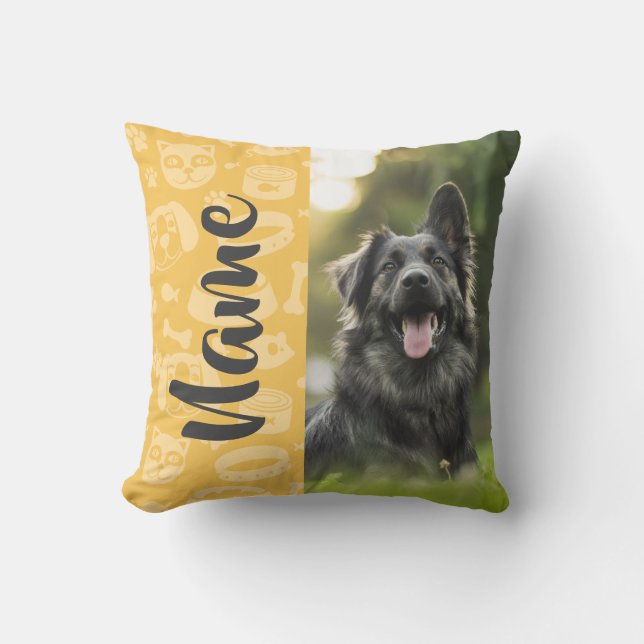 Custom Pet Pillow Out of your Dog’s Picture (Front)