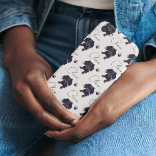 Custom Pet Portrait and Script Name Pet Lover iPhone 12 Mini Case