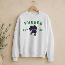 Custom Pet Portrait and Varsity Letter Arch Name