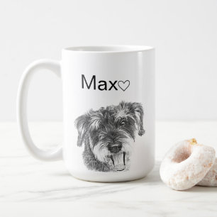 Custom Pet Portrait Coffee Mug - Personalised Gift