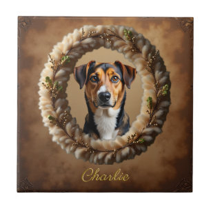 Custom Pet Portrait – Just Upload a Simple Photo Tile