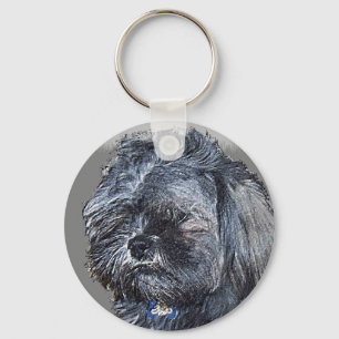 Custom Pet Portrait Keychain