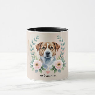 Custom Pet Portrait Mug – Personalised Dog or Cat