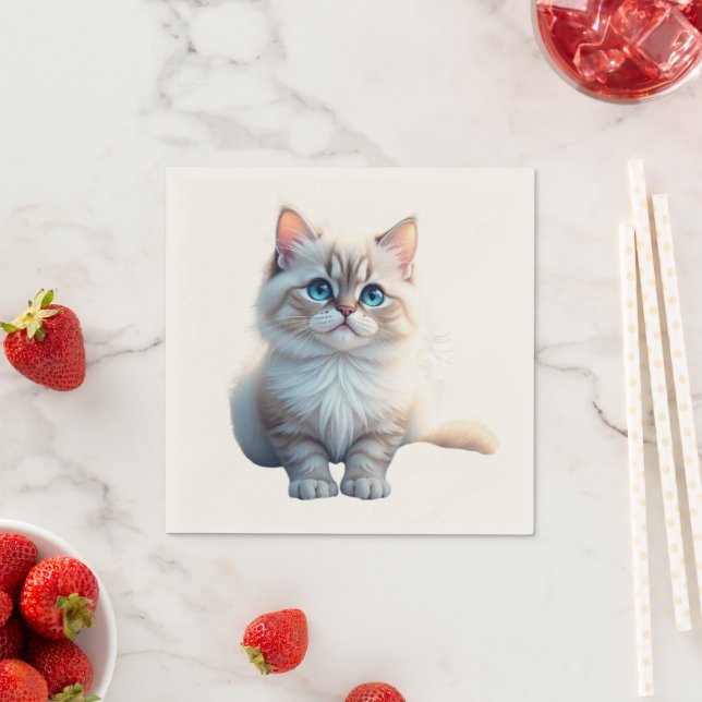 Custom Pet Portrait  Napkin (Insitu)