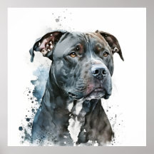 Custom Pet Portrait, Personalised Dog Wall Art