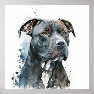 Custom Pet Portrait, Personalised Dog Wall Art