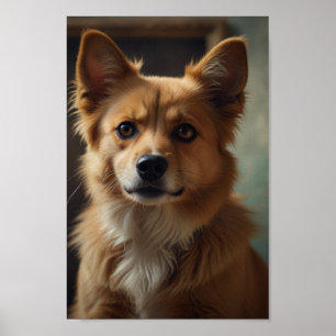 Custom Pet Portrait Poster