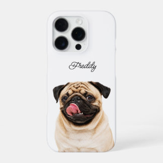 Custom Pet Portrait | Upload Photo + Text Colour  iPhone 16 Pro Case