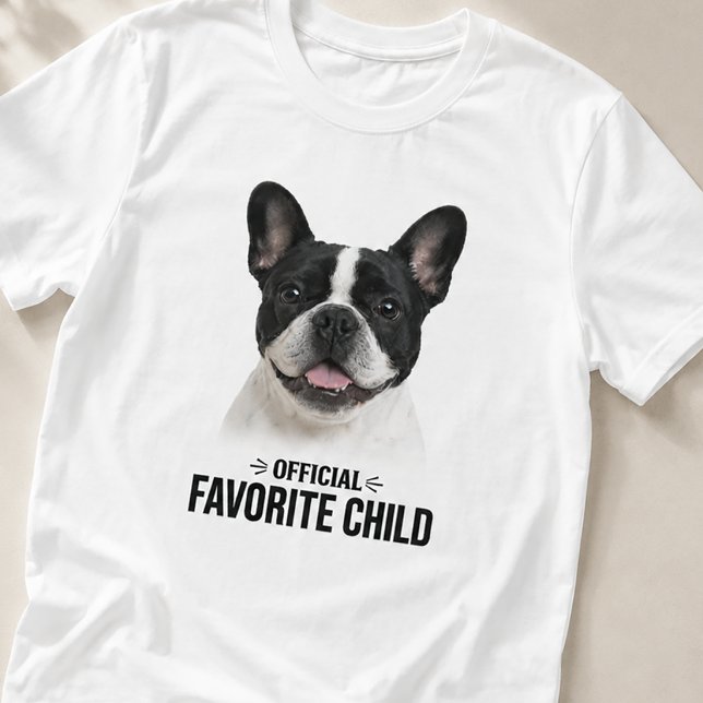 Custom Pet Portrait | Upload Photo + Text T-Shirt (Creator Uploaded)