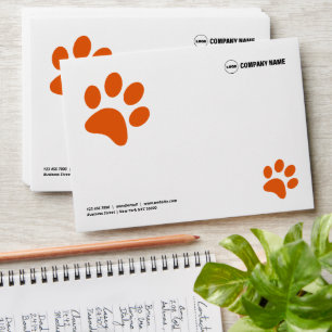 Custom Pet Sitter Envelope