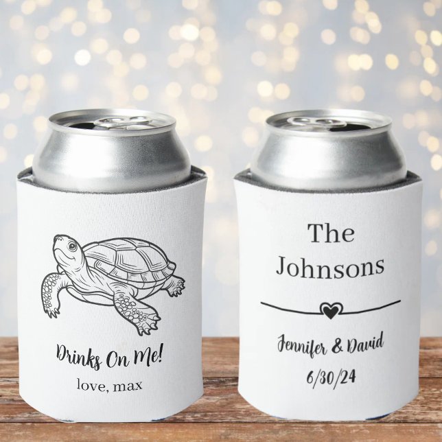 Custom Pet Wedding Can Cooler (Creator Uploaded)