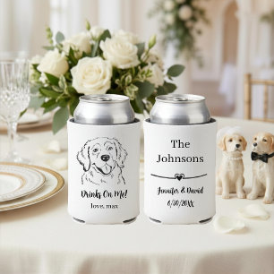 Custom Pet Wedding Can Cooler