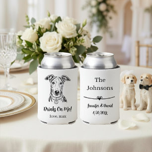 Custom Pet Wedding Can Cooler