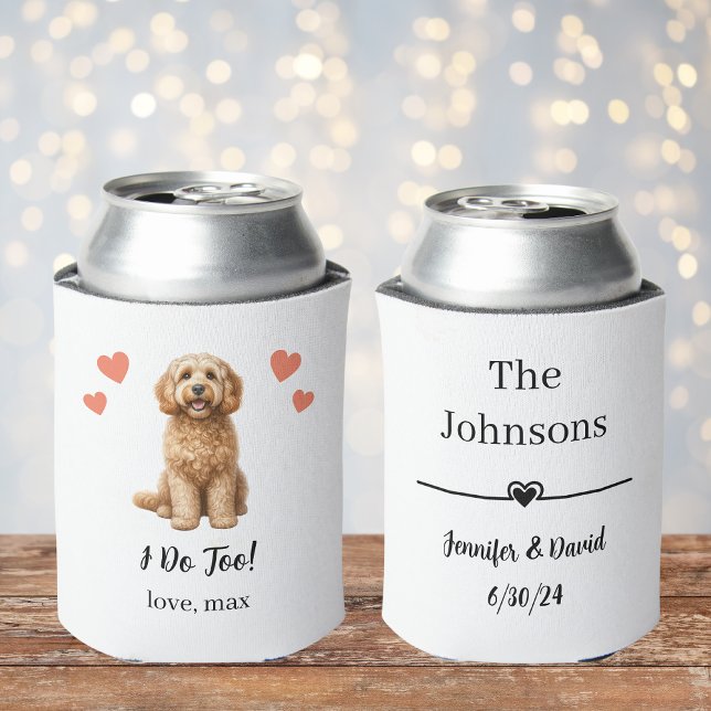 Custom Pet Wedding Can Cooler (Creator Uploaded)