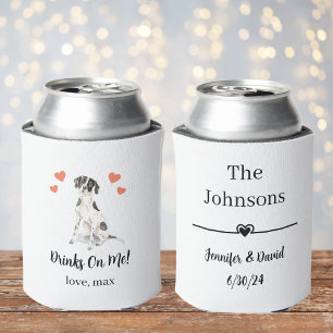 Custom Pet Wedding Can Cooler