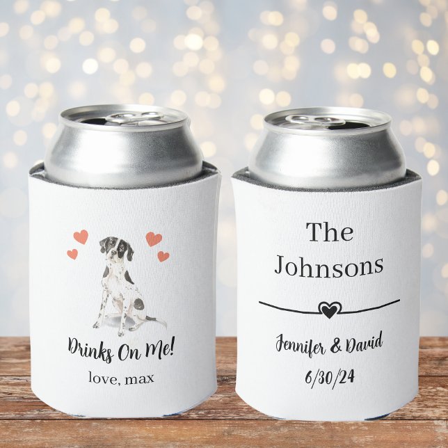 Custom Pet Wedding Can Cooler (Creator Uploaded)