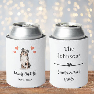 Custom Pet Wedding Can Cooler