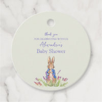 Custom Peter the rabbit Baby shower Thank You