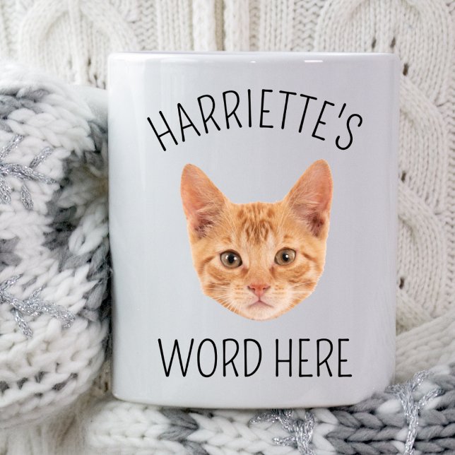 Custom Pet's Cat Dog Face Dad Mum Birthday Party Mug (Creator Uploaded)