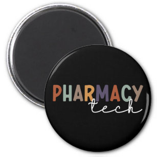 Custom Pharmacy Tech Retro Pharmacy Technician Magnet