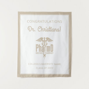 Custom PharmD Doctor of Pharmacy Graduation Party  Tapestry