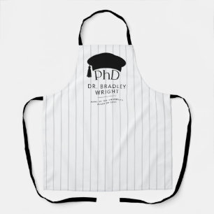 Custom PhD Doctoral Hat Doctoral Degree Graduation Apron