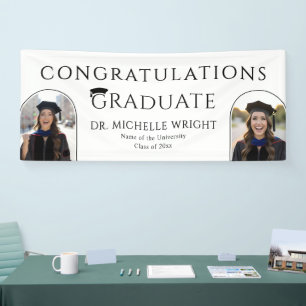 Custom PhD Doctoral Hat Doctoral Degree Graduation Banner