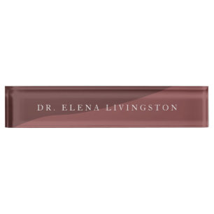 Custom PhD Graduate Gift Nameplate