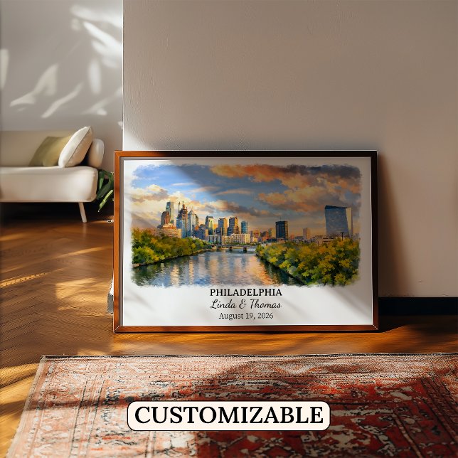 Custom Philadelphia Wall Art, Pennsylvania Poster (Creator Uploaded)