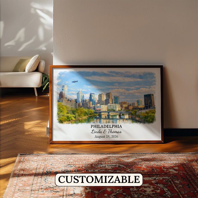 Custom Philadelphia Wall Art, Pennsylvania Poster (Creator Uploaded)