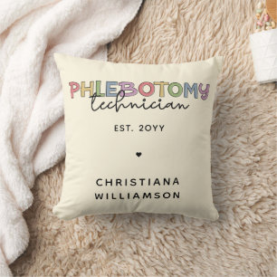 Custom Phlebotomy Technician PBT Phlebotomy Tech Cushion