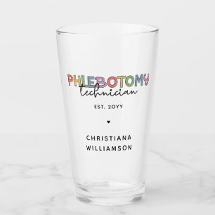 Custom Phlebotomy Technician PBT Phlebotomy Tech Glass