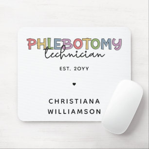 Custom Phlebotomy Technician PBT Phlebotomy Tech Mouse Mat