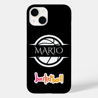 Custom phone case with basketball design