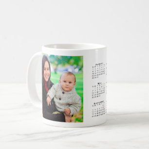 Custom Photo 2023 Calendar Coffee Mug