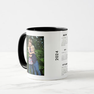 Custom Photo 2024 Calendar Mug