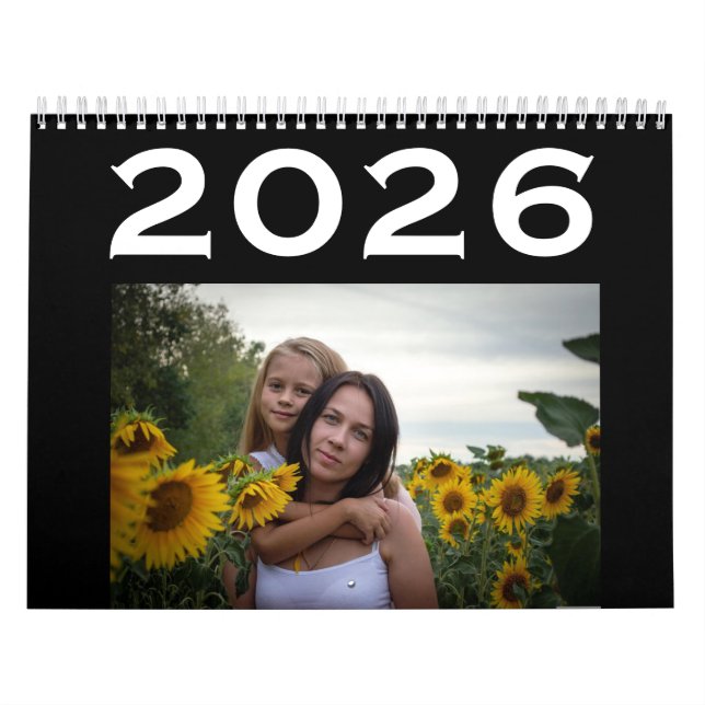 CUSTOM PHOTO 2026 WALL CALENDAR (Cover)