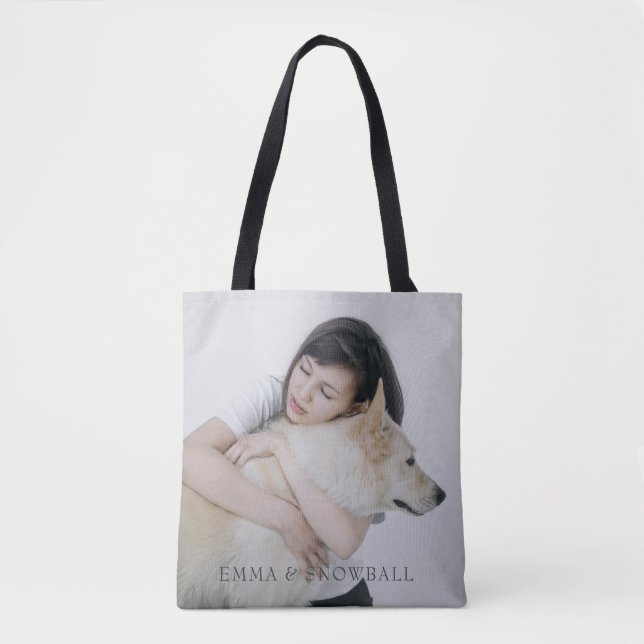 Custom Photo 2 Sided  Tote Bag (Front)