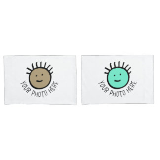 Custom Photo 2 x STANDARD PILLOWCASES Template