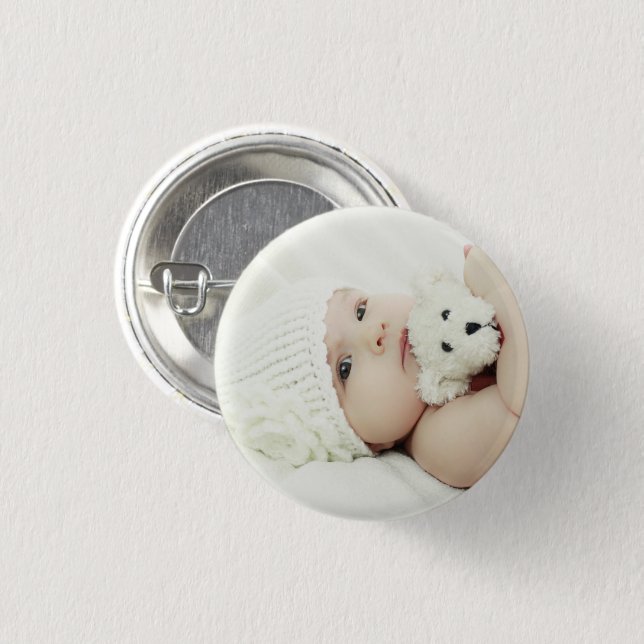 Custom Photo 3 Cm Round Badge (Front & Back)