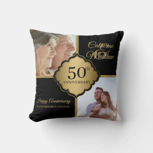 Custom photo 50th Anniversary  Cushion