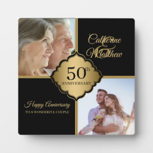 Custom photo 50th Anniversary Plaque