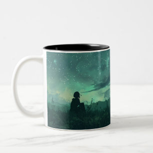 Custom Photo (Add Your Own Photo and/or text) Two-Tone Coffee Mug