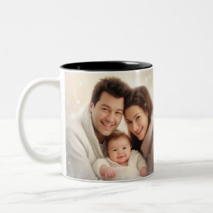 Custom Photo (Add Your Own Photo and/or text) Two-Tone Coffee Mug