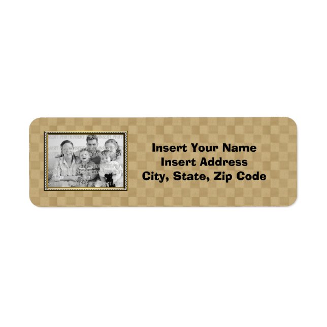 Custom Photo Address Label (Front)