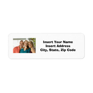 Custom Photo Address Label
