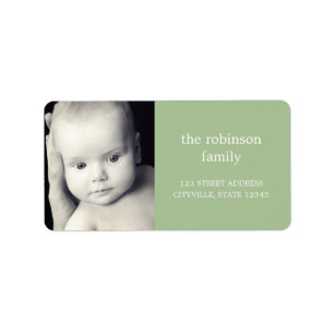 Custom Photo Address Label
